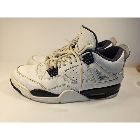 Jordan 4 Retro LS Columbia Size Mens  11.5 2015 Fair Condition No Box - Picture 6 of 10